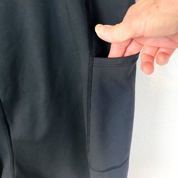 Princess Polly Black Feel Good Contour Activewear Catsuit Size 18 - Picture 5 of 9